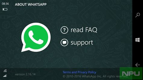 Whatsapp For Windows Mobile Gets Updated