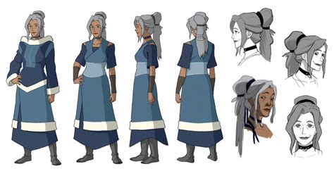 Kya Avatar The Legend Of Korra Character Model Sheet Character