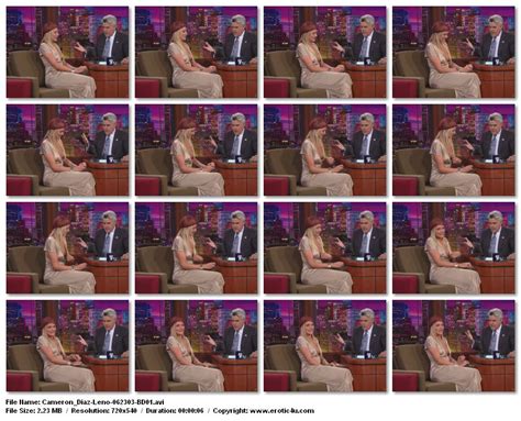Free Preview Of Cameron Diaz Naked In Tonight Show With Jay Leno
