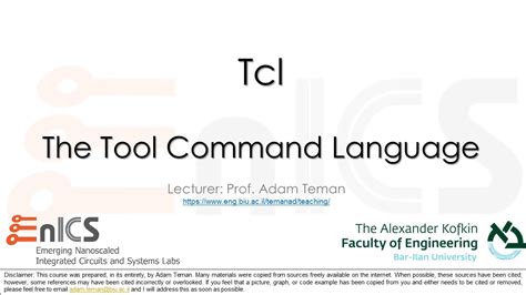 Introduction To Tcl The Tool Command Language Part 2 Youtube