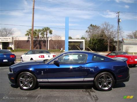 Kona Blue Metallic 2010 Ford Mustang Shelby Gt500 Coupe Exterior Photo