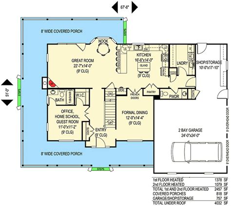 Wrap Around Porch 6540rf Architectural Designs House Plans