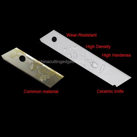 Zirconia Zro2 Ceramic Circular Round Rotary Cutting Knife Blade Ceramic