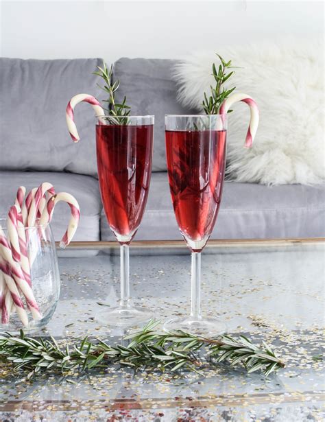 What's your christmas drink of choice? Poinsettia Champagne Cocktail » Hustle + Halcyon