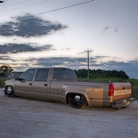 Chevy Dually Bagged Trucks Lowered Trucks Dually Trucks Chevy Pickup Trucks Gm Trucks