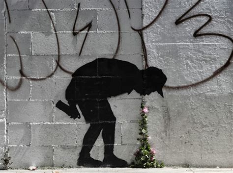 Heterosexual copulation between a man and a woman. Better Out Than In | Banksy News