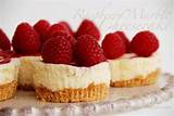 Images of Raspberry Mini Cheesecakes