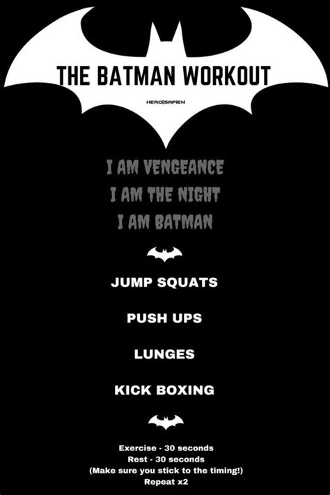 The Ultimate Guide To A Batman Workout Batman Workout Workout