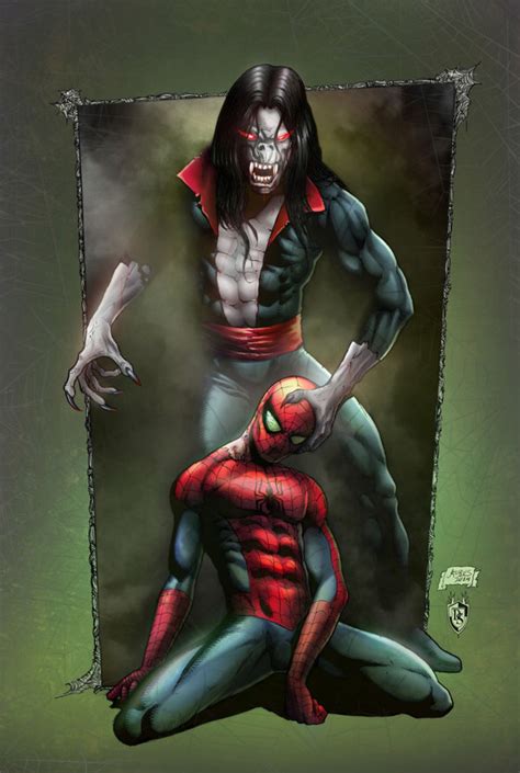 Spiderman Vs Morbius Colors Morbius The Living Vampire Spiderman