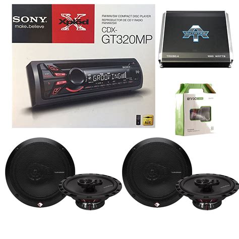Sony Xplod Cdx Gt320mp Cd Receiver With 52x4 W Amp With Rockford