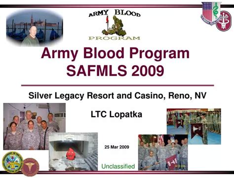 Ppt Army Blood Program Safmls 2009 Powerpoint Presentation Free