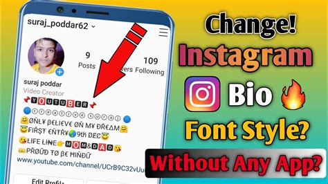 How To Change Instagram Account Name And Bio Font Style Instagram Bio