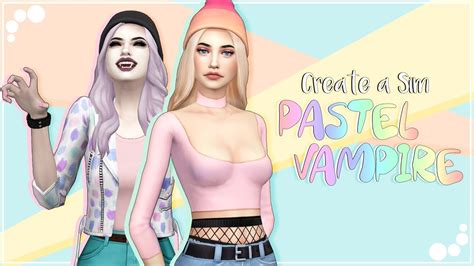 Pastel Vampire The Sims 4 Create A Sim Cc List And Sim