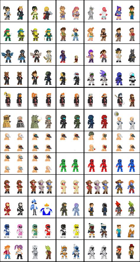 Homemade Starbound Sprite Collection 1 By Newliar Pixel Art