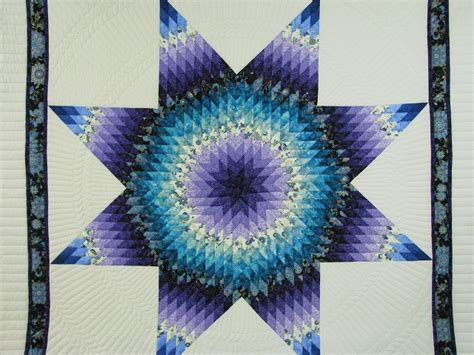 Purple And Teal Lone Star Quilt Photo 3