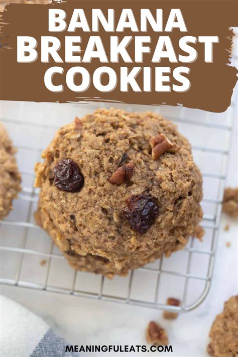 Banana Breakfast Cookies Meaningful Eats Recipe Banana Breakfast Cookie Breakfast Cookies