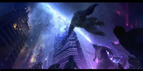 Godzilla Vs Kong Concept Art Donne Un Nouveau Regard Sur Le Superbe
