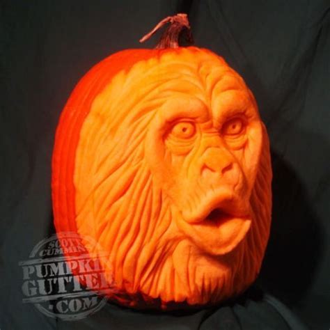 Monkey Pumpkin Carving Pumpkin Carving Designs Cool Pumpkin Designs