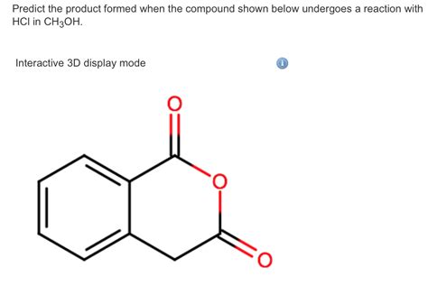 Solved Predict The Product Formed When The Compound Shown