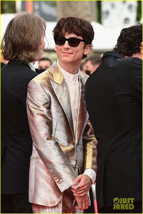 Timothee Chalamet Leans On Tilda Swinton S Shoulder During French