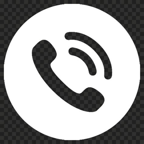White Phone Icon Png Transparent