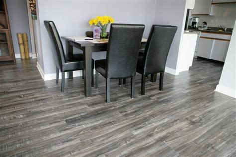 This will not only prevent water from harming the floors, but it will allow for easy cleanup in the event of a leak or spill. Interior: Superb Grey Laminate Flooring With Grey Walls Also Grey Flannel Laminate Flooring from ...
