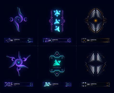 Several Sets Of Player Emblems I Created For Halo 5 Guardians A Player