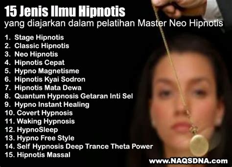 Pelatihan 15 Jenis Ilmu Hipnotis Dalam Master Neo Hipnotis