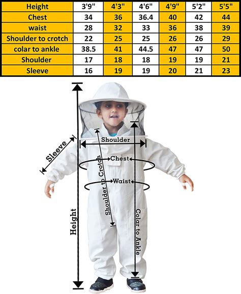 Kids Bee Suit For Beekeeping With Round Hood 100 Cotton