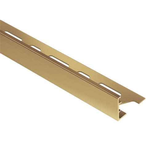 Schluter Schiene Solid Brass 34 In X 8 Ft 2 12 In