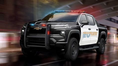 Heres A Ridiculously Cool Police Chevy Silverado Ev
