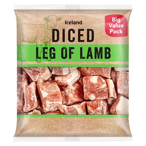 Iceland Diced Leg Of Lamb 650g Lamb Iceland Foods