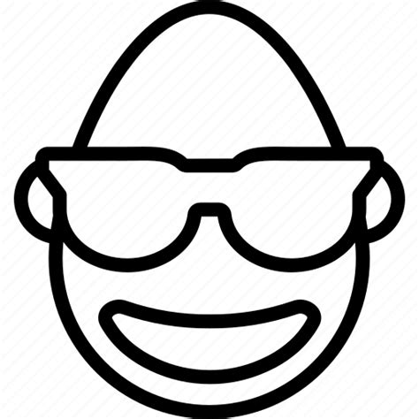 Bold Cool Emojis Emotion Face Man Smiley Icon Download On