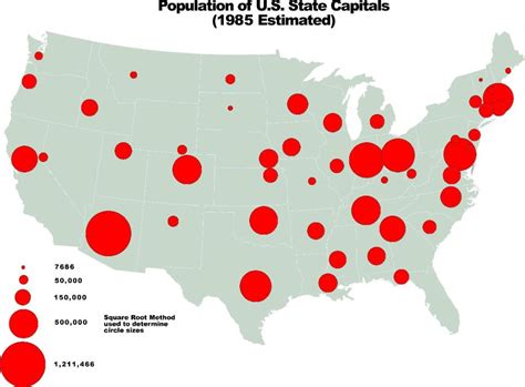 Annas Map Catalog Continuously Variable Proportional Circle Map