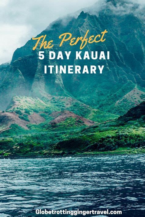 The Perfect 5 Day Kauai Itinerary Oahu Hawaii Maui Visit Hawaii
