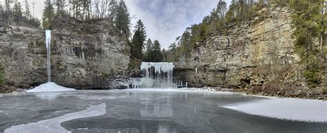 Rockhouse Falls And Cane Creek Falls Frozen 2 Fall Creek Falls State