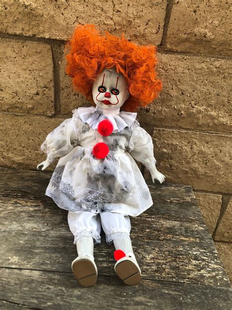 Clown Girl Haunted Doll Goth And Horror Dolls Art And Collectibles