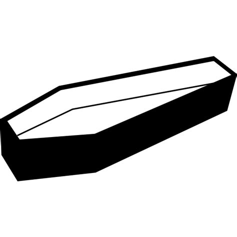 Silhouette Vector Image Of Coffin Free Svg