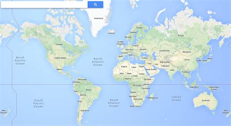 Map of the world by googlemap engine: Google Maps Goes Global With Public Transit Directions In New Cities (NASDAQ:GOOG)