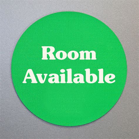 Magnetic 2 Sided Room Occupied / Room Available Label, SKU: LB-2734