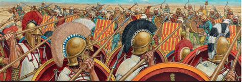 On The Last Day Of Fighting At Plataea Hoplite Forces On The Greek