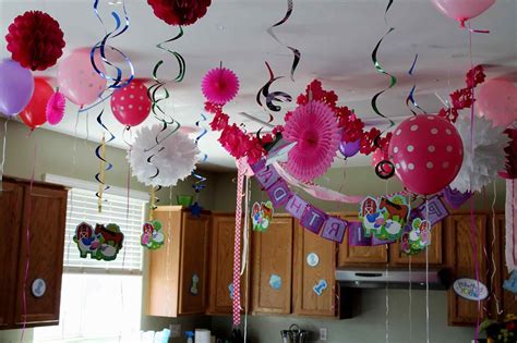 Having a theme (or at least an idea of a color palette) is the easiest way to decide on decorations, so take a look at our three party themes for kids , which are complete with ideas for easy décor. simple birthday decoration ideas at home for kids ...