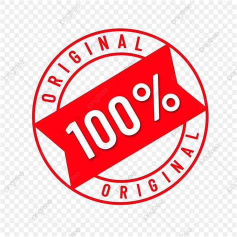 100 Original Clipart Vector 100 Original Clipart Stamp With Red Color