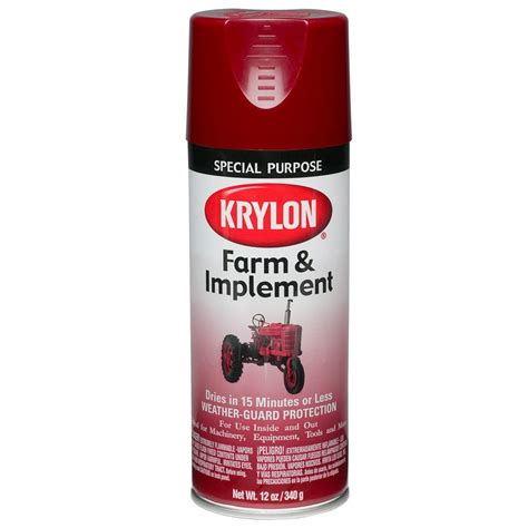 Krylon Farm And Implement Spray Paint Beautyinternational Harvester Red