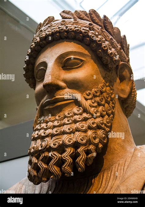 Assyrian Exhibits In The British Museum In London Stock Photo Alamy