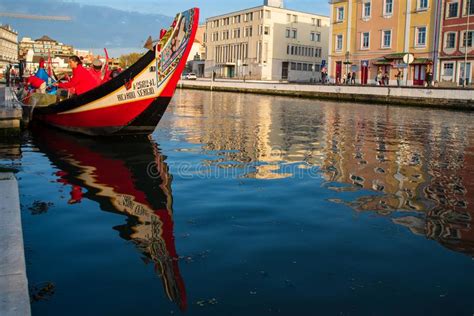 Downtown Aveiro Portugal Editorial Image Image Of River 143728690