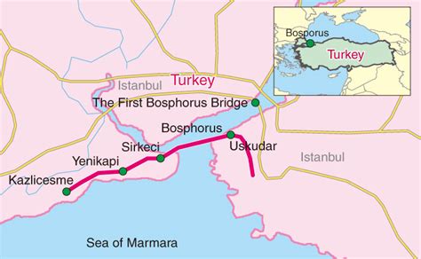 Bosporus Strait Map