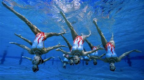 Synchro Synchronized Swimming Underwater Swimming Swimming