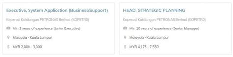 Kerja kosong koperasi kakitangan petronas berhad (kopetro) | pihak kakitangan petronas berhad (kopetro) ingin mempelawa kepada seluruh rakyat malaysia yang berkelayakan dan berminat untuk segera membuat permohonan bagi mengisi jawatan kosong seperti berikut. Jawatan Kosong Koperasi Kakitangan PETRONAS Berhad ...
