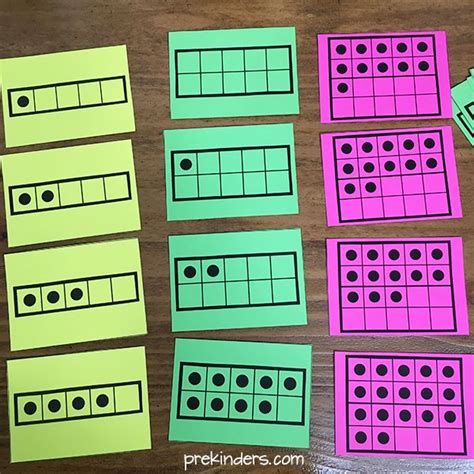 Large Numeral Printables And More Prekinders Subitizing Cards Dot